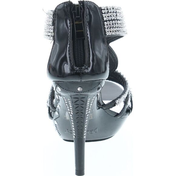 Fabulous Delicacy-07 Black Womens pumps-shoes 8.5 NEW - Picture 4 of 8